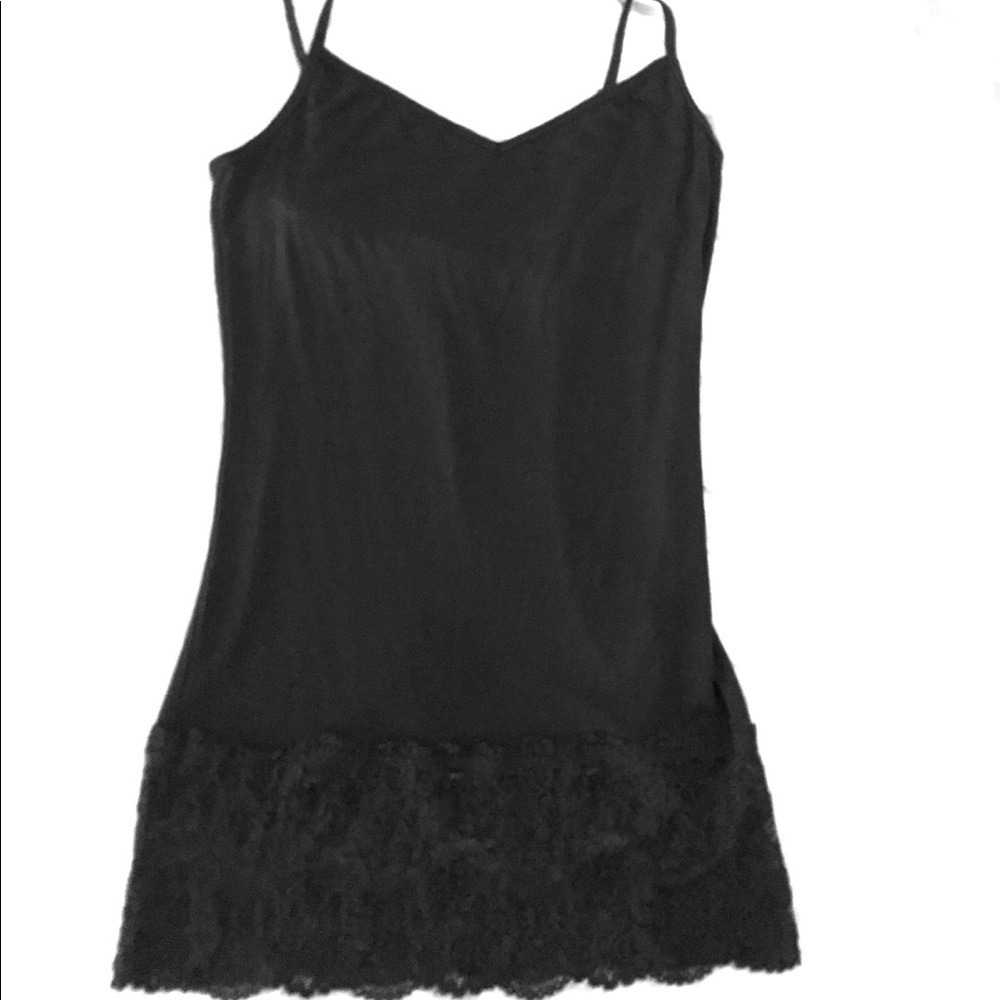 Long, Cabi cami with stretchy lace bottom